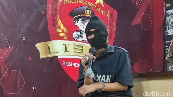 AY (22) warga Gayamsari Semarang pemerkosa keponakan, Kamis (19/10/2023).