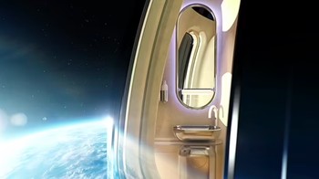 Tampaknya tidak ada toilet yang pemandangannya bisa menandingi toilet yang satu ini. Kita akan bisa melihat pemandangan spektakuler Bumi dari ketinggian saat berada di toilet ini. Foto: Space Perspective