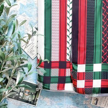 Brand hijab rilis koleksi hijab yang keuntungannya 100% didonasikan untuk Palestina, viral di Instagram.