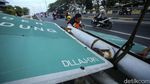 Goyah Tertiup Angin, Tiang Rambu Lalu Lintas di BKT Dibongkar