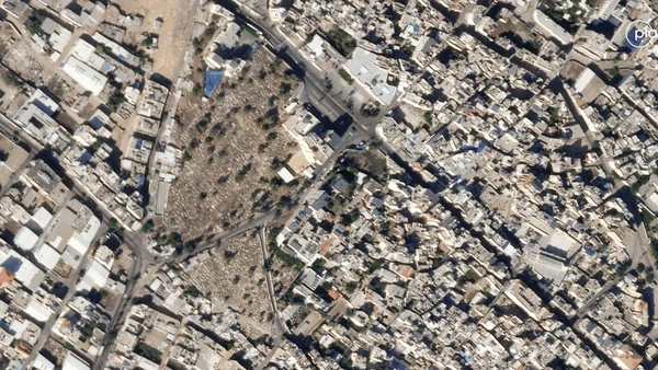 Foto Satelit RS Al-Ahli Sebelum dan Sesudah Dibom Israel