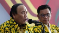 Rapimnas Partai Golkar digelar dengan salah satu agenda utama membahas calon wakil presiden (Cawapres) yang akan mendampingi calon presiden (Capres) dari Koalisi Indonesia Maju Prabowo Subianto.  
