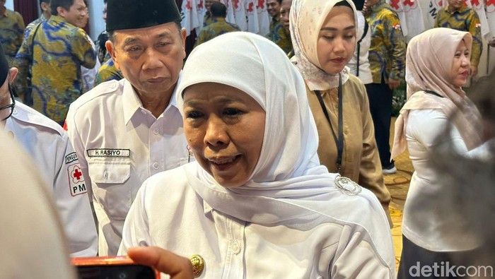 Gubernur Jatim Khofifah Indar Parawansa.