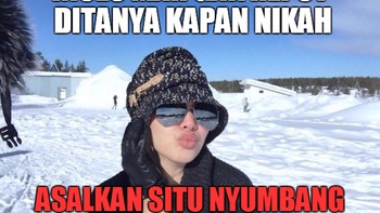 Siap nyumbang apa nih buat yang sering tanya kapan nikah? Foto: lucumeme.com