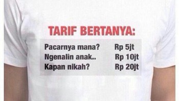 Kalau ini antisipasi. Sebelum ditanya, orang bakal mikir-mikir untuk melontarkan pertanyaan kepo kapan nikah. Foto: duniaku.net