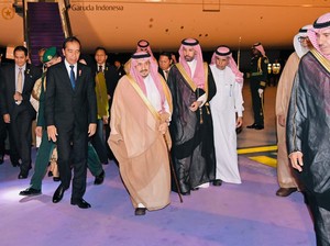 Jokowi Tiba di Riyadh Usai Kunjungi China, Didampingi Erick Thohir-Zulhas