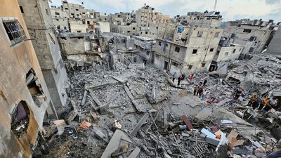 Kamp Jabalia Hancur Lebur Dibombardir Israel