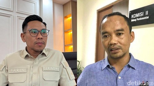 Kolase foto Sekretaris DPD Gerindra NTB Nauvar Furqani Farinduan (kiri) dan Laly Wirajaya (kanan).
