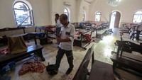 Sebelumnya, rumah sakit ini diserang oleh Israel dan menyebabkan 500 orang tewas di lokasi kejadian.  