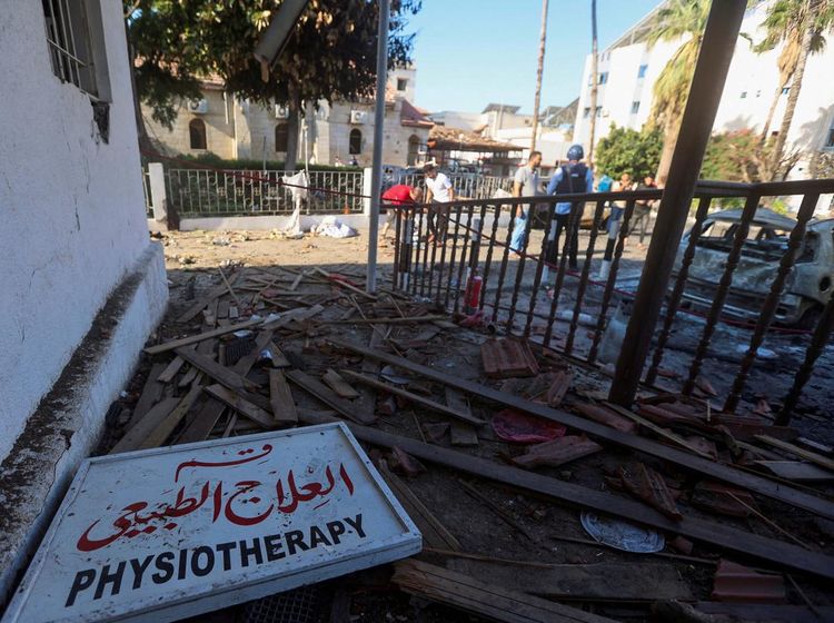 Penampakan RS Al Ahli Gaza Hancur Dibom Israel