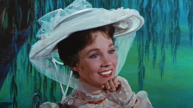 Cuplikan adegan dalam film Mary Poppins (1964).