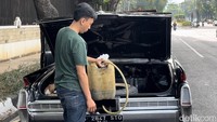 Mobil tersebut sebelumnya direncanakan akan ditumpangi Ganjar-Mahfud Md saat menuju ke KPU.