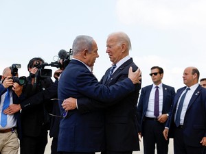 Biden Pasang Badan untuk Israel soal Polemik Pengeboman RS Gaza