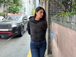 8 Foto Nabila Syakieb di Korea, Dipuji Artis Tercantik Meski Tampil Natural