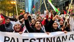 Para Perempuan Ini Turun ke Jalan di Chicago Dukung Palestina