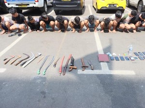 Gang Macan Jakut Digerebek, Pemakai Narkoba-Pelaku Tawuran Diciduk Polisi