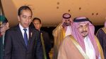 Potret Jokowi Tiba di Riyadh, Bakal Hadiri GCC-Bertemu Pangeran MBS