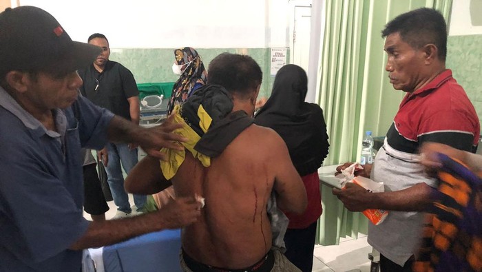 Pria di Tidore ditebas tetangga usai lerai pelaku yang sedang cekcok. Dokumen Istimewa