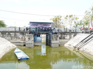 Proyek Penanganan Bengawan Jero Lamongan Atasi Banjir Mulai Dibangun