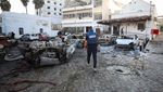 Puluhan Mobil Hancur Akibat Serangan Israel di RS Gaza