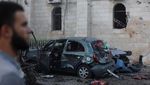 Puluhan Mobil Hancur Akibat Serangan Israel di RS Gaza