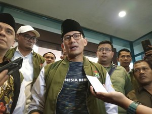 Sandiaga saat Ditanya Masuk TPN: Itu Murni Pilihan Pimpinan Parpol