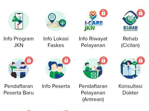 Screenshot aplikasi JKN Mobile