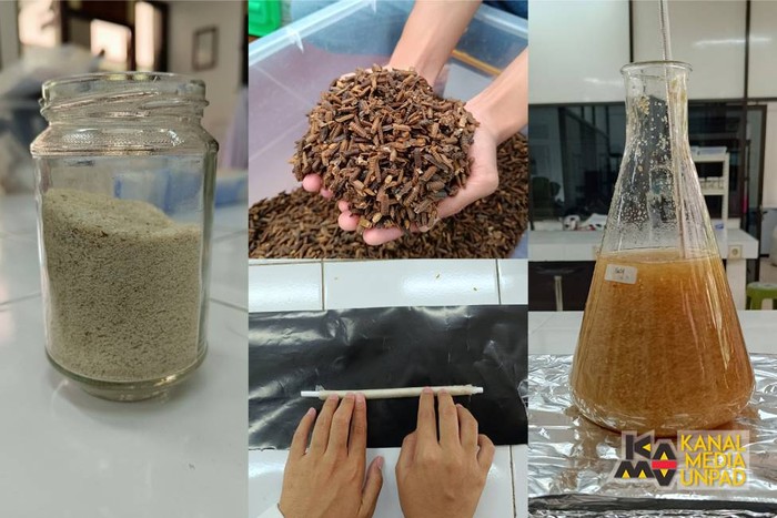 Sedotan dari larva lalat buatan mahasiswa Unpad
