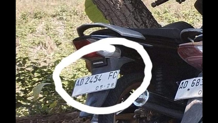 Sepeda motor yang viral dibawa kabur penipu di Klaten.