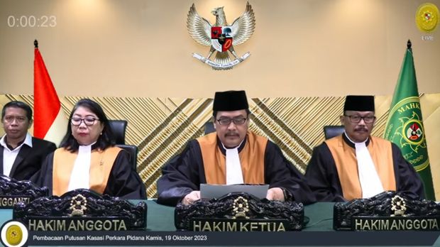 Sidang kasasi atas nama Gazalba Saleh