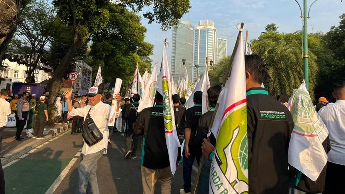Suasana KPU jelang pendaftaran capres dan cawapres hari ini (Anggi/detikcom)