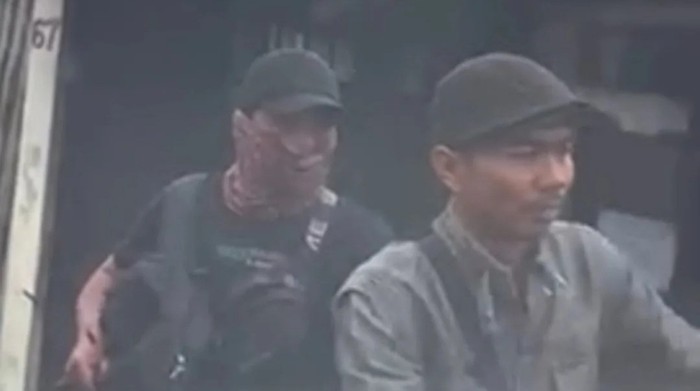 Tangkapan layar pria yang dinarasikan ribut dengan petugas Dishub Medan