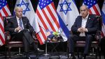 Tiba di Israel, Joe Biden Langsung Peluk Netanyahu