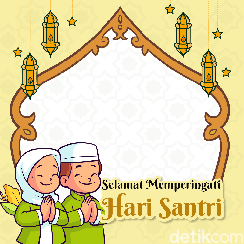 Twibbon Hari Santri Nasional 2023.