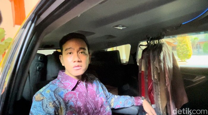 Wali Kota Solo Gibran Rakabuming Raka di Balai Kota Solo, Kamis (19/10/2023).
