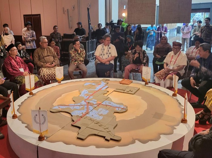 Dorong pemajuan kebudayaan pembangunan budaya, Kemendikbudristek dan Bappenas menggelar akad Ijab Kabul sebagai tanda puncak PKN 2023.