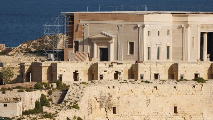 The ancient Rome film set for Ridley Scott's film 