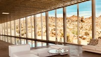 Foto: Invisible House via Business InsiderRumah milik Chris Hanley ini sempat disewakan US$ 2.500 per malam atau sekitar Rp 39,6 juta (kurs Rp 15.856). Namun, pada awal Januari 2023, rumah ini dijual US$ 18 juta atau sekitar Rp 285,4 miliar.