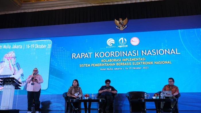 Rakornas Kolaborasi Implementasi SPBE digelar Kominfo. Melalui forum ini, Peruri memperkenalkan “Digital ID Solution