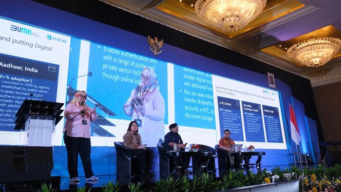 Digital ID Solution untuk Implementasi SPBE Rakornas Kolaborasi Implementasi SPBE digelar Kominfo. Melalui forum ini, Peruri memperkenalkan βDigital ID Solution