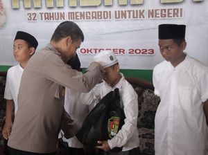 Santuni Santri di Aceh, Leting Kapolri Minta Didoakan Sukses Amankan Pemilu