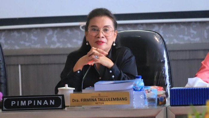 Ketua Komisi B DPRD Sulawesi Selatan (Sulsel) Fermina Tallulembang.