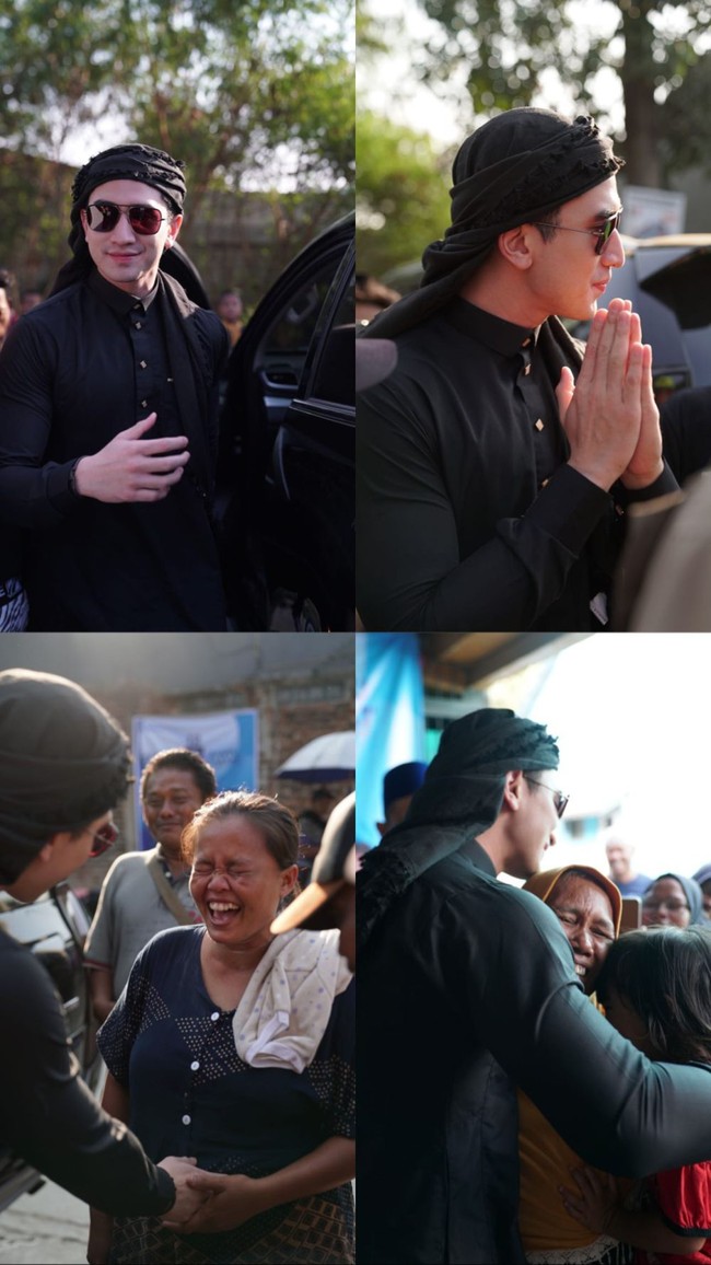 Foto-foto yang diunggah di Instagram Story @bramastavr memperlihatkan aktor 27 tahun itu memakai gamis hitam. Tidak ketinggalan sorban senada dan kacamata hitam turut melengkapi gayanya. (Foto: Instagram/@bramastavrl)