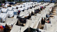 Diketahui, tenda-tenda tersebut dikelola oleh PBB.