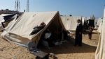 Penampakan Tenda Darurat Palestina di Khan Younis