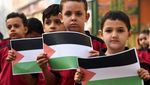 Siswa SD di Kairo Berkabung untuk Anak-anak Palestina