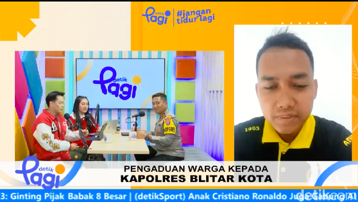 Jumat Cuhat detikPagi bersama Kapolres Blitar Kota AKBP Danang Seiyono