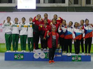 Kejurnas Gymnastics 2023 Selesai, DKI Jakarta Juara Umum