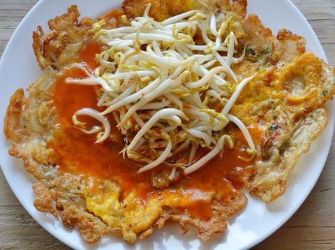 Resep Telur Goreng Topping Tauge