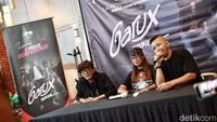 Band Rock Garux menggelar Launching 1st Single nya di Kawasan Senayan, Jakarta, Jumat (20/10/2023).